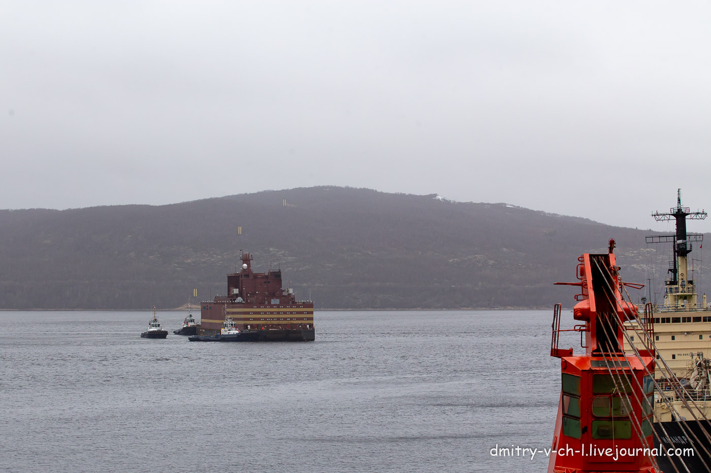 Floating nuclear power station `Akademik Lomonosov`, Murmansk (Плавучая атомная электростанция `Академик Ломоносов`, Мурманск)